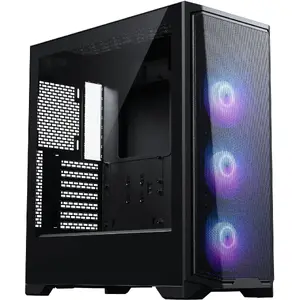 PC case PHANTEKS Eclipse G370A RGB Black — ATX tower, RGB lighting, tempered glass side panel