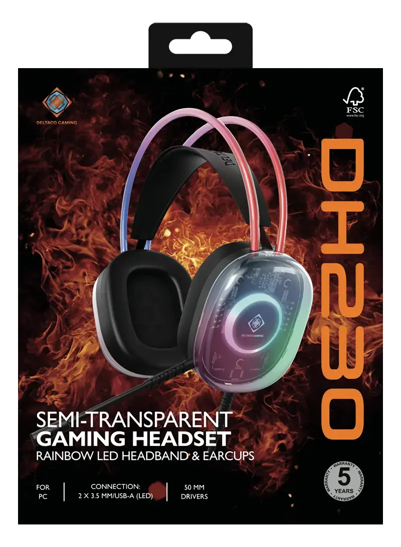 Austiņas DELTACO GAMING DH230 Photo 8