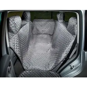 Car cover Hobbydog 160 ZBOSZA2 — gray with side protection for pet transport