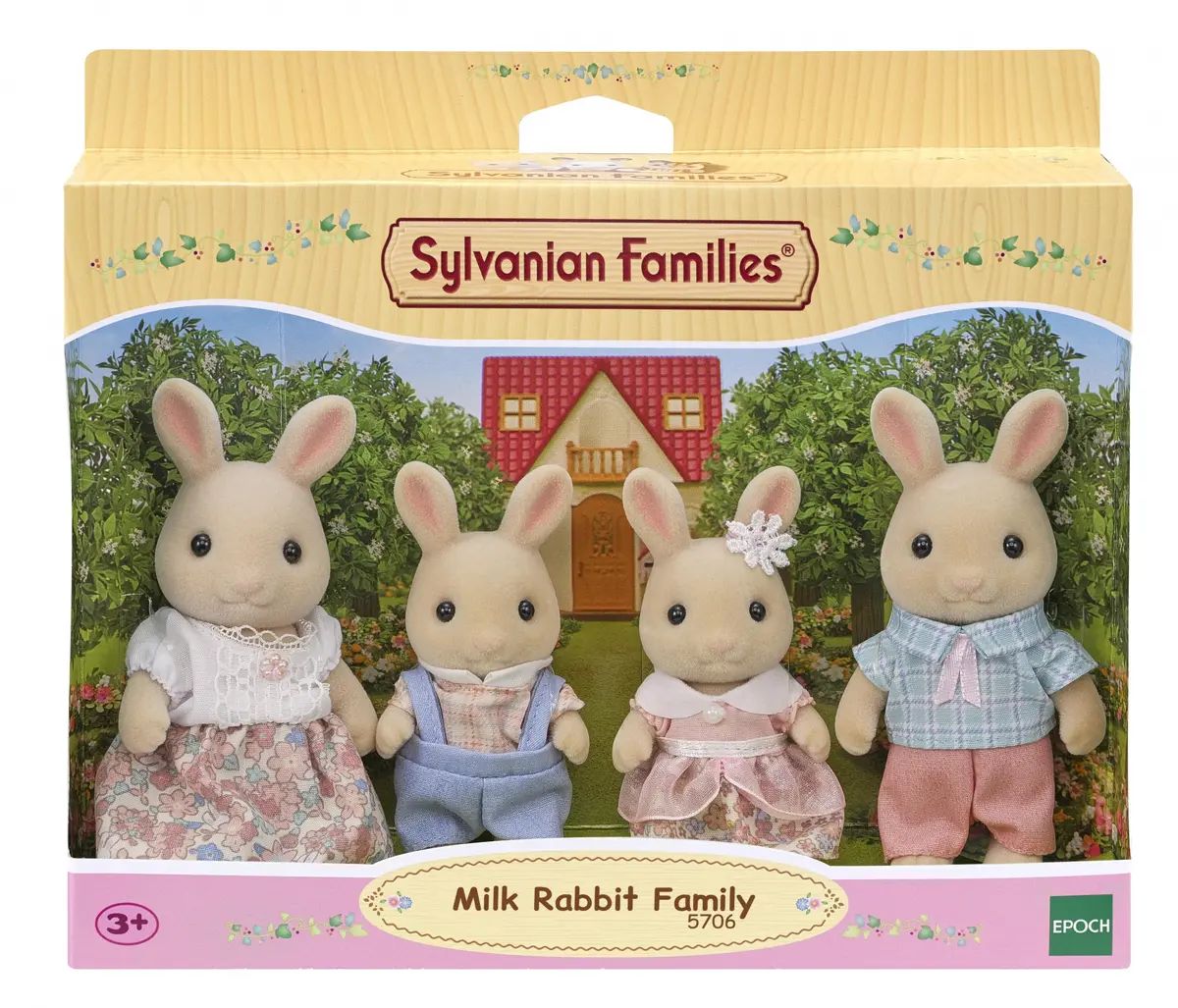 Figūriņu komplekts Epoch SYLVANIAN bēšas trušu