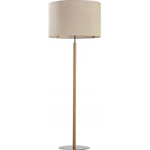 Торшер TK_LIGHTING Deva Nature 5199 — деревянная отделка, регулировка высоты