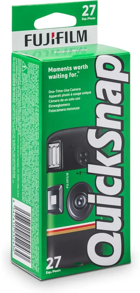 Fujifilm QuickSnap Flash vienaizmantojama kamera 400 ISO Photo 3