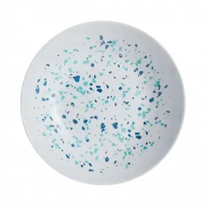 Soup Plate Luminarc VENIZIA GRANIT 21.5 cm, tempered opal glass, microwave & dishwasher safe, stackable