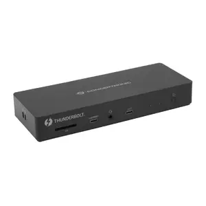 Thunderbolt 4 Docking Station CONCEPTRONIC DONN30B — 13-in-1, 96W PD, 40 Gbit/s, 2x USB3.2 Gen2 A, HDMI, Gigabit+ (2.5G) Ethernet, SD card