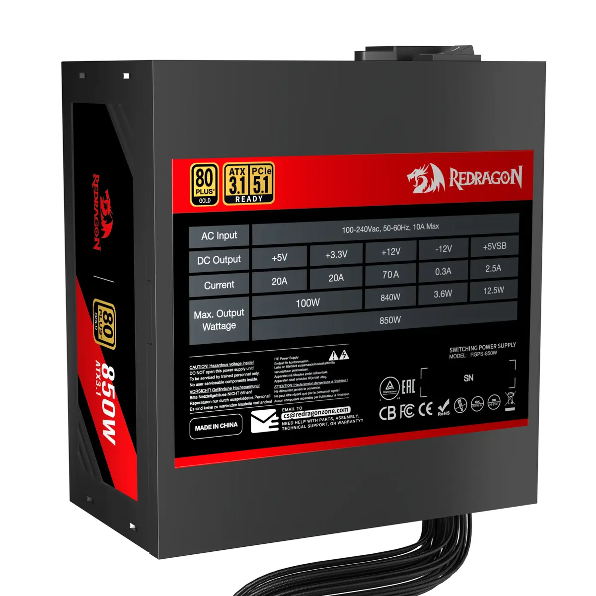 Блок питания REDRAGON GC-PS007-SE Photo 4