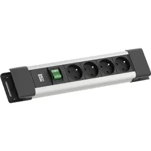 Сетевой удлинитель Bachmann CONNECTUS 4xUTE 1xSchalter 2.0м CEE7/7 Серый
