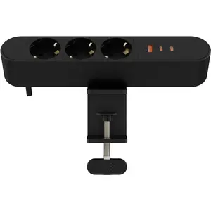 Power socket multi desktop MicroConnect MC-MDPS-EU3-67W — 3 outlets, 67W total