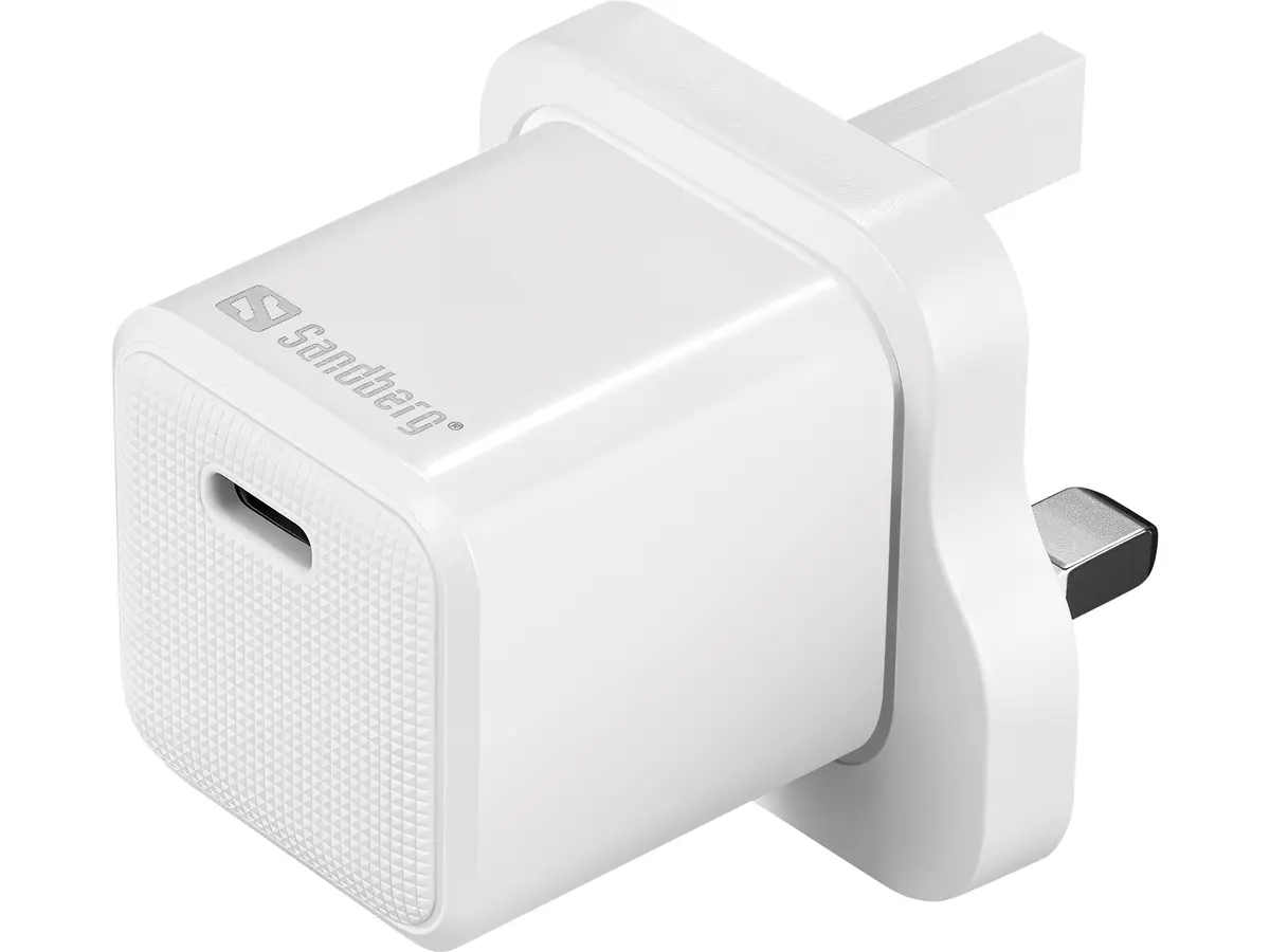 Sandberg USB-C AC 20W Lādētājs UK + Lightning 1M Photo 2