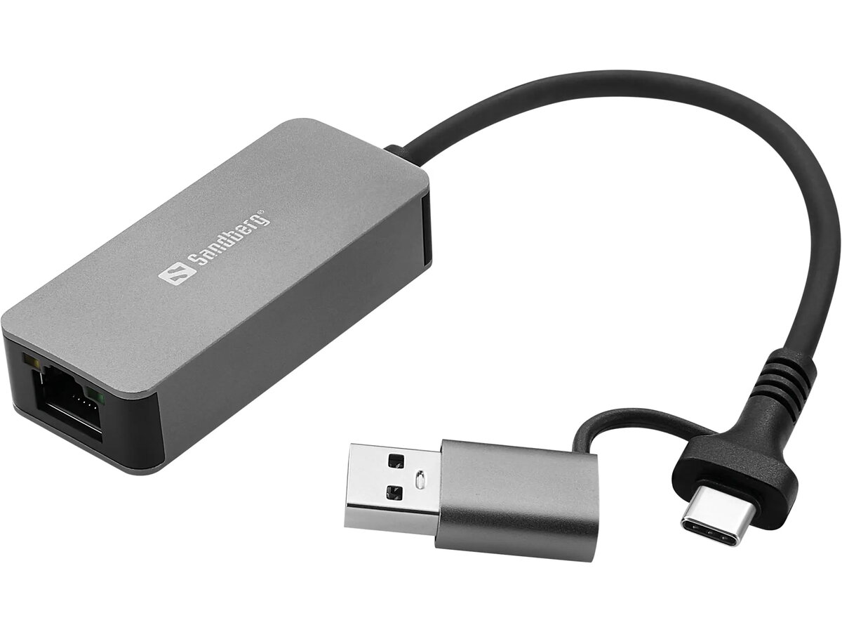 Sandberg USB-C/A 2.5 GbE RJ45