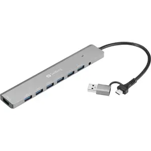 USB-концентратор SANDBERG 136-66 — 7 портов USB 3.0, с внешним питанием