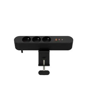 Power socket multi desktop MicroConnect MC-MDPS-FR3-67W — 3 outlets, 67W total