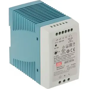 Barošanas bloks Mean Well MDR-100-48 48V 2A DIN sliedes industriālais