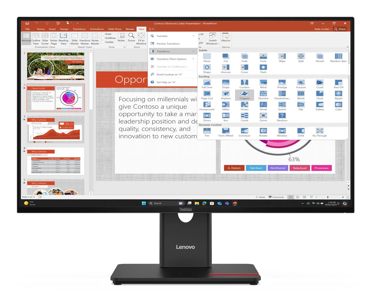 Lenovo ThinkVision T27-40 Monitors 27" Full