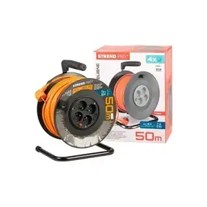 Катушка кабельная Strend Pro DG-FB04 50 м 3×1.5 мм оранжевая