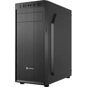 Midi Tower Computer Case genesis Natec Aracanta — black, mid-tower, ATX/micro-ATX compatible