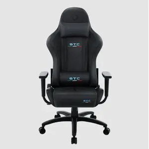 Spēļu krēsls Onex STC Tribute Hardcore Black — ergonomisks krēsls PC/konsolei, regulējama augstums un atzveltnes leņķis