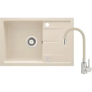 Granite sink deante ZRDG5113 with faucet and flexible spout
