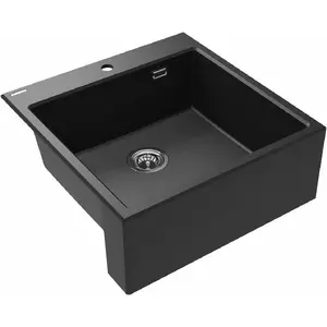 1-bowl granit sink Deante ZQE G10K durable scratch-resistant