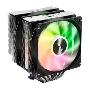 FSP MP7 Air Processor Cooler Black ARGB with 125 mm Fluid Dynamic Bearing Fan