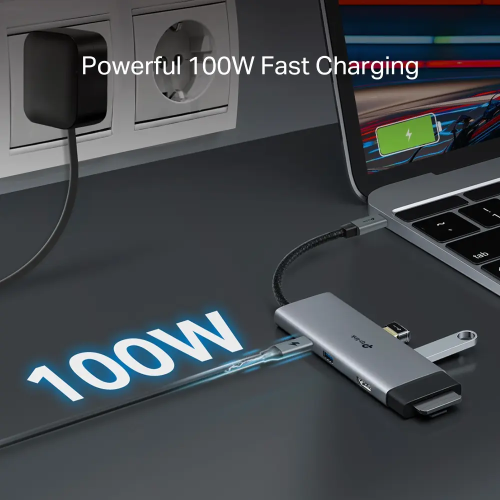 Концентратор TP-Link UH7021C USB Type-C Photo 9
