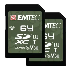 Flash memory Emtec 64GB UHS-I U3 V30 Outdoor ECMSD64GXCU3ORP