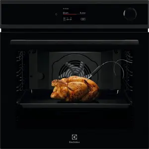 Built-in oven Electrolux EOC9P3XH with pyrolysis self-cleaning and thermal probe, pure black
