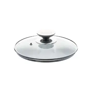 Glass Lid 20 cm Berndes DE135007020 with Steam Vent and Stainless Steel Rim