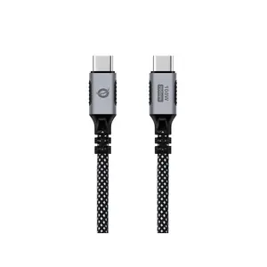 USB-C to USB-C cable CONCEPTRONIC ETTA07B20 — USB 3.2 Gen 2x2, 2 m, 20 Gbps, PD 3.0 100W (20V 5A), 4K@60Hz, E-mark
