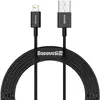 USB-A uz Lightning kabelis Baseus BSU2659BLK 2 m Photo 2