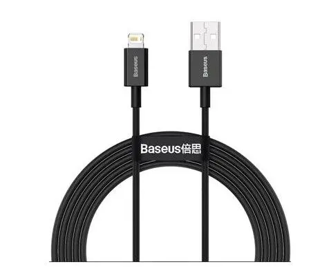 USB-A uz Lightning kabelis Baseus BSU2659BLK 2 m Photo 3
