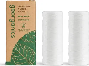 Зубная нить Georganics Natural Spearmint — натуральная, без пластика (GEO00746)