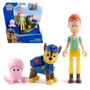 Figure Pack PAW Patrol Chase Captain Turbot Baby Octopus Toy