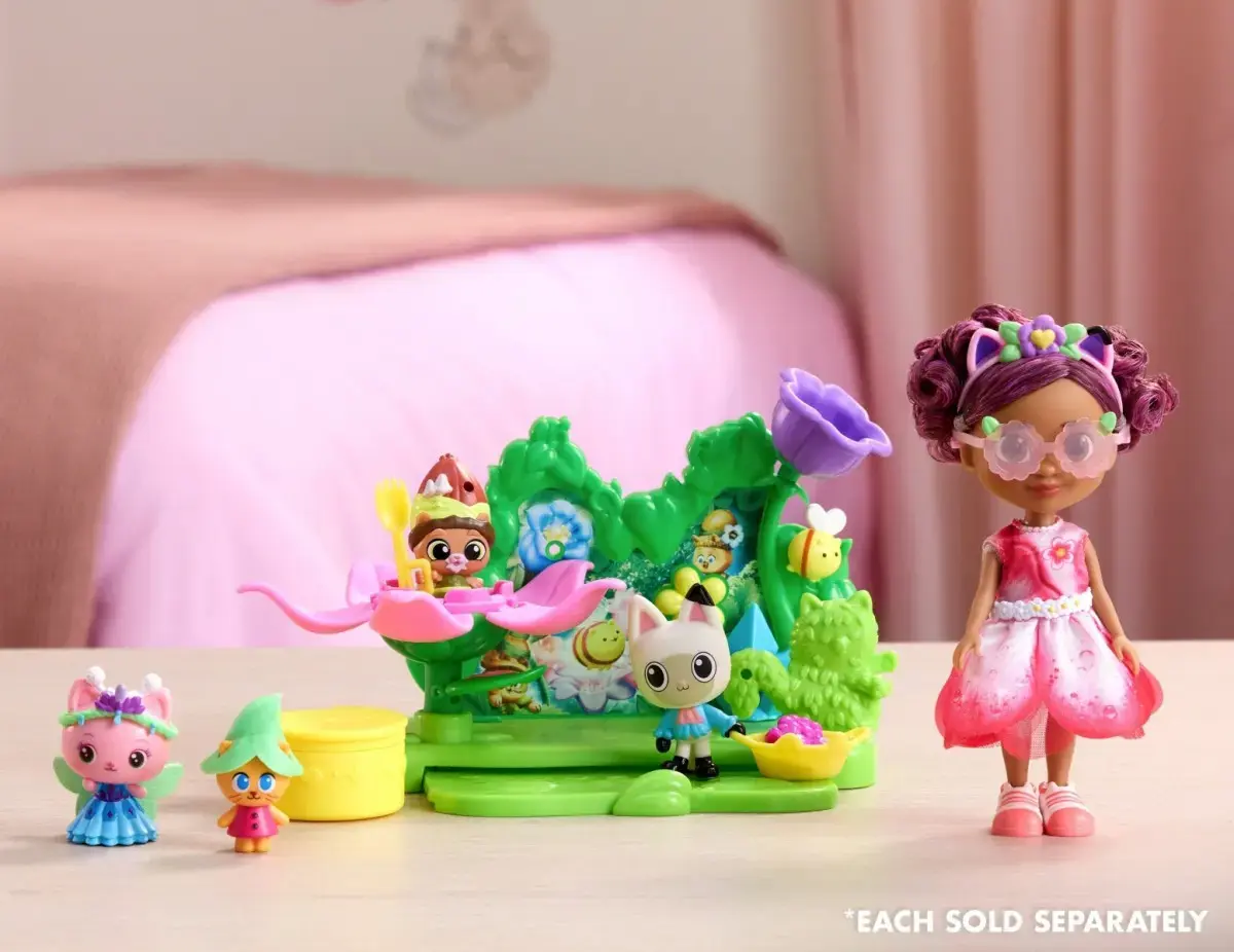 Spinmaster Gabby’s Dollhouse Movie Garden Set 6074117 Photo 5