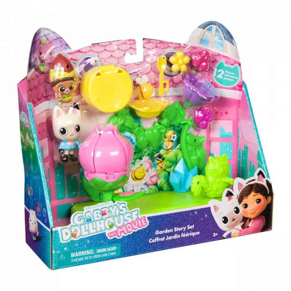 Spinmaster Gabby’s Dollhouse Movie Garden Set 6074117 Photo 10