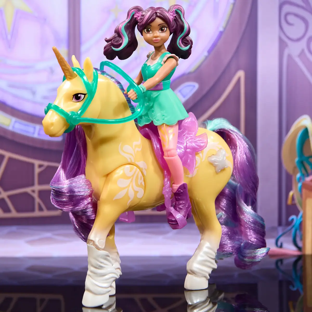 Spin Master Unicorn Academy Ava mini lelle ar gaismas lapu Photo 8