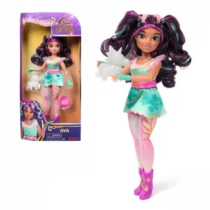 Leļļu Spinmaster Unicorn Academy Ava modelis 6072649 — modes lelle ar tematisku apģērbu un aksesuāriem