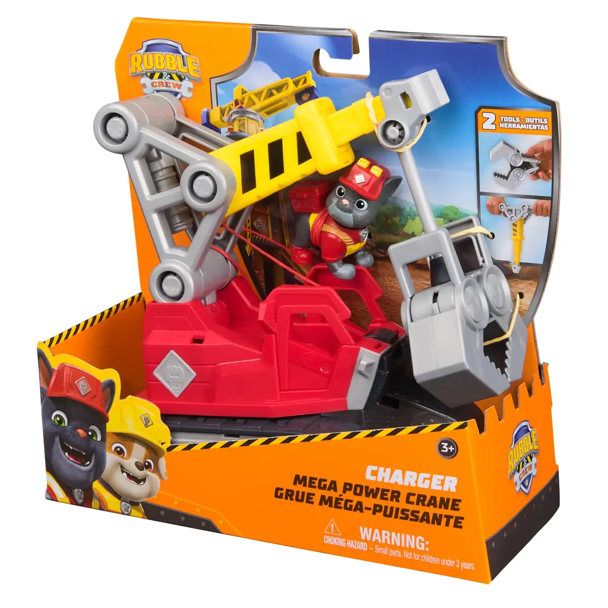 Kranas-automašīna Spin Master Rubble & Crew Charger's Mega Power Crane Photo 2