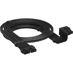 Corsair CP-8920349 iekšējais strāvas kabelis ar 12V-2x6 un 2 x PCI-E (8-pin) savienotājiem, 0.65 m, melns