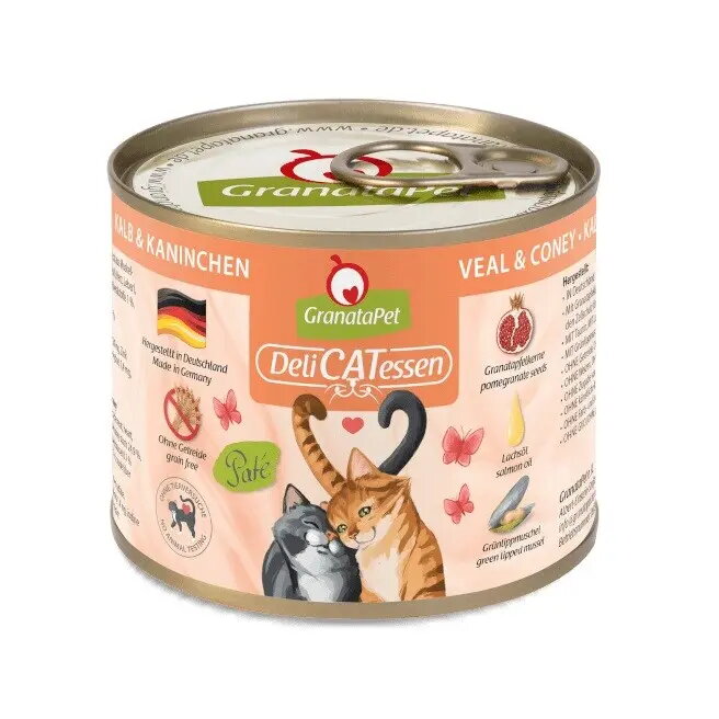 Mitrs kaķu barība Fox4Pets DeliCATessen Teļa