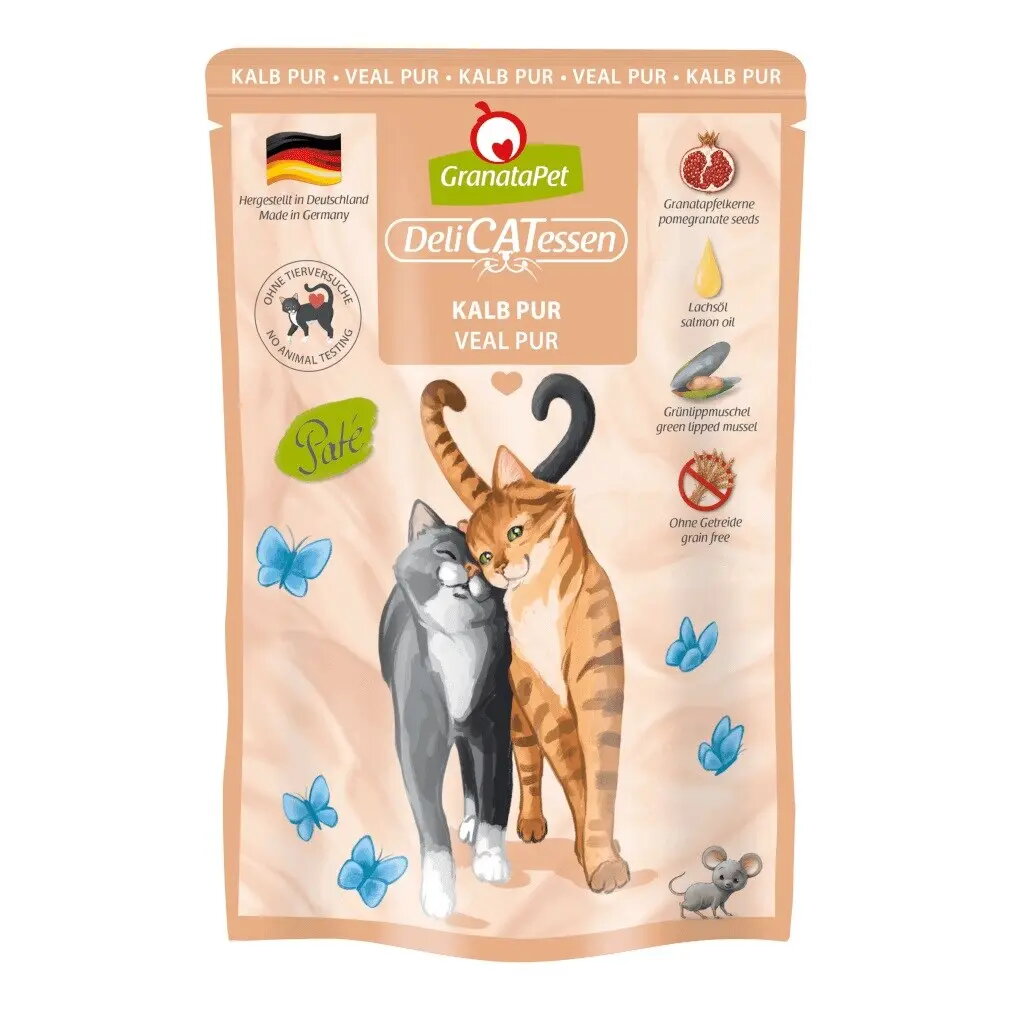Mitrs kaķu barība Fox4Pets DeliCATessen Teļa