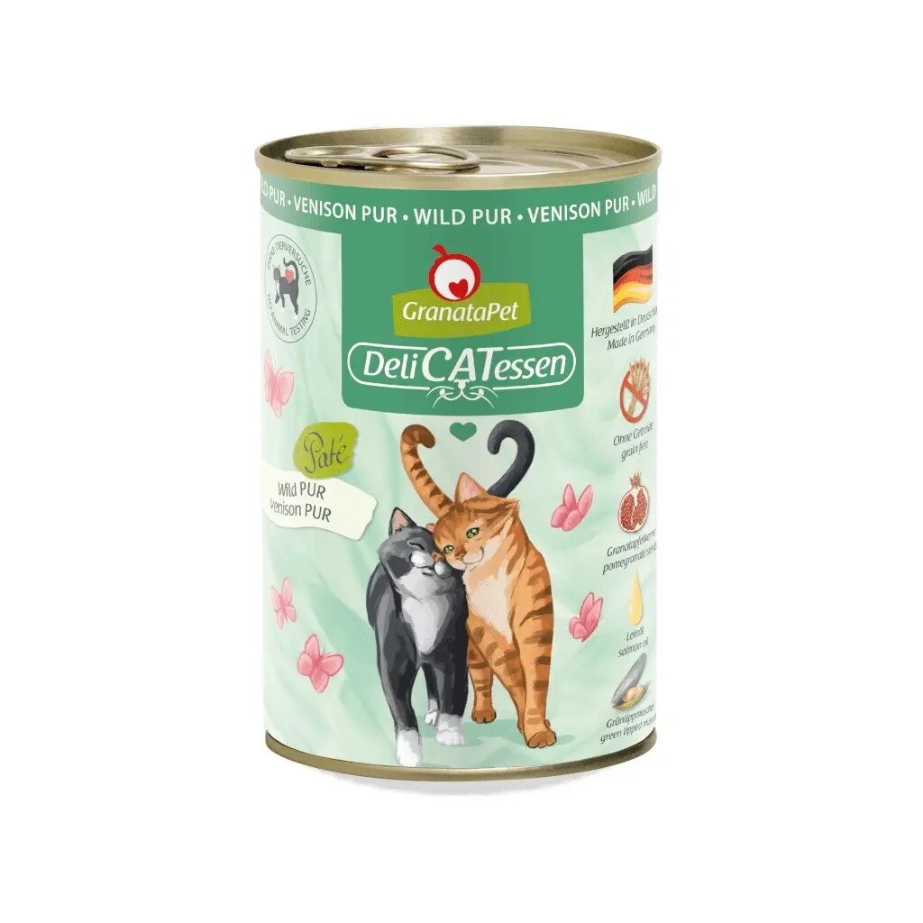 Mitrs kaķu barība Fox4Pets DeliCATessen Brieža