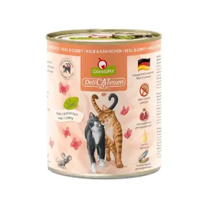 Влажный корм для кошек Fox4Pets GRANATAPET DeliCATessen Индейка и Креветки, беззерновой, 800 г, полный рацион для взрослых