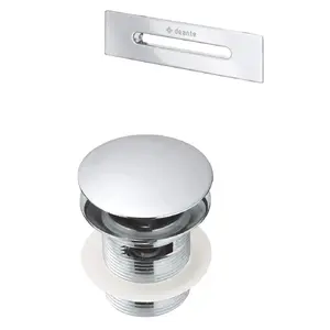 Bathtub accessories set Deante KYY_010B — plug and overflow for bathtubs