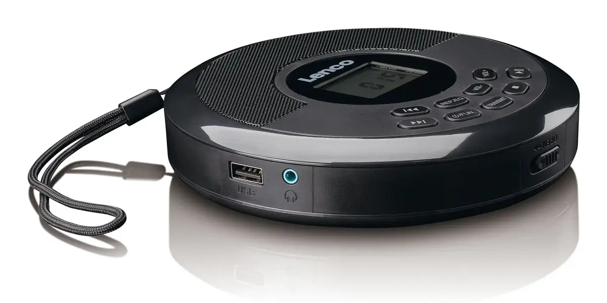 Портативный CD-плеер Lenco CD-340BK Photo 2