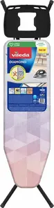 Гладильная доска VILEDA Diamond 120x38 см 174521 — термостойкая поверхность, прочная рама