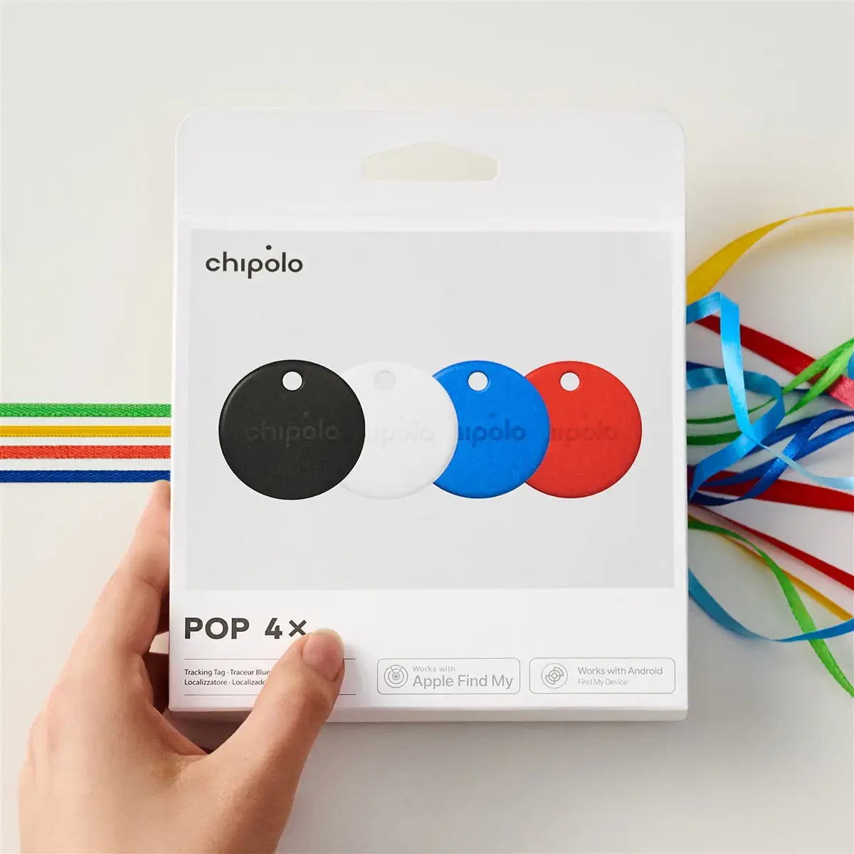 Chipolo POP Bluetooth трекер набор 4 шт Photo 4
