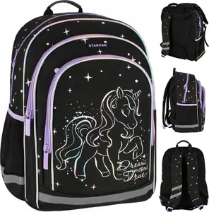 Рюкзак STARPAK Единорог голографический модель 527184 — школьный рюкзак с голографической отделкой