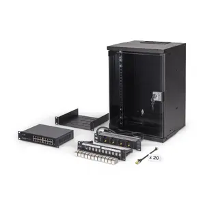 Настенный шкаф Digitus DN-49103-SET 9U 315 x 300 мм Черный