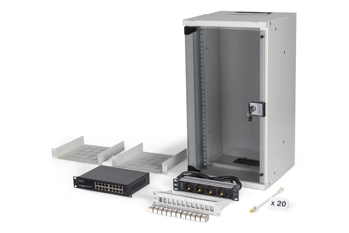Digitus SOHO Pro Sienas skapis DN-49104-SET