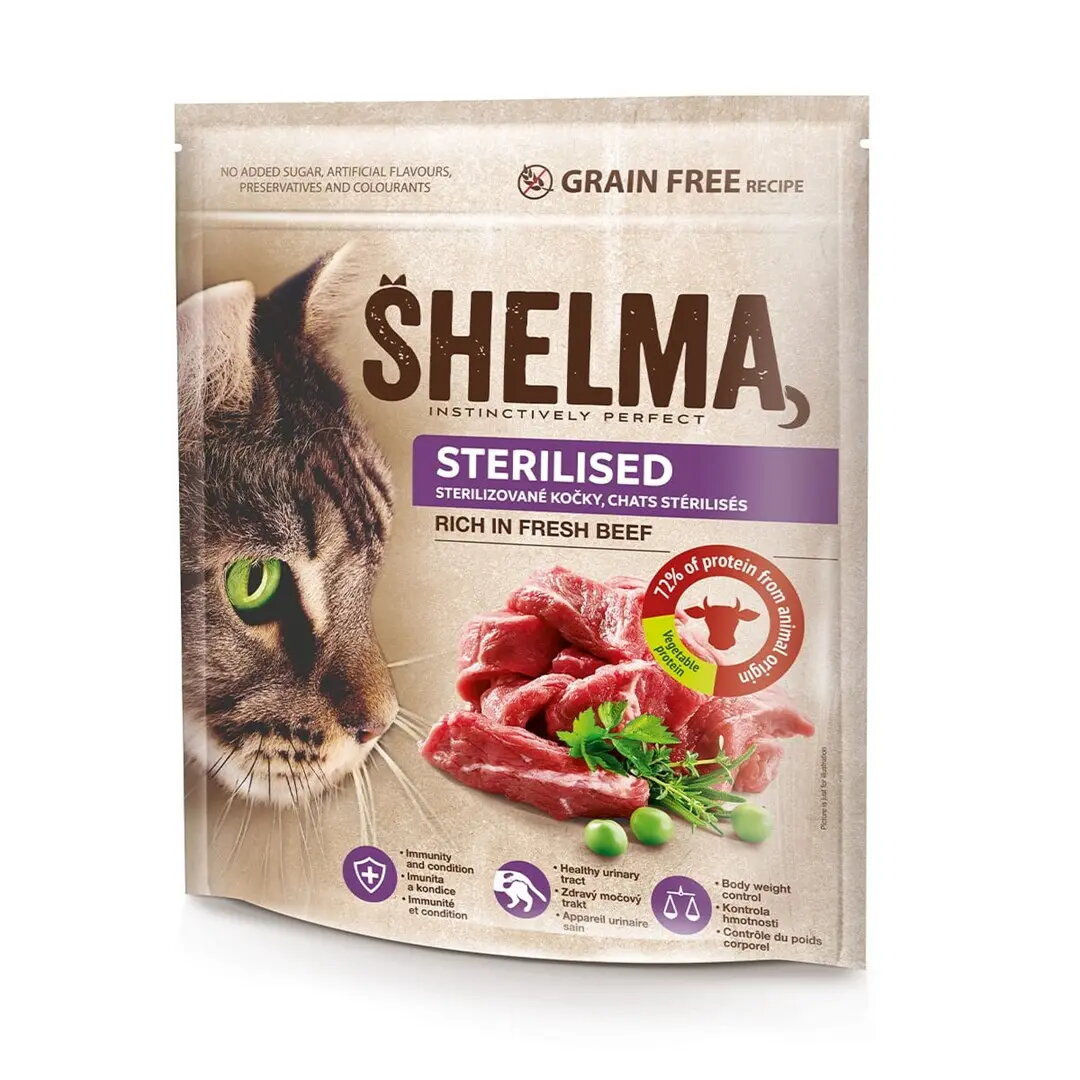Sausais barības kaķiem SHELMA Sterilised ar